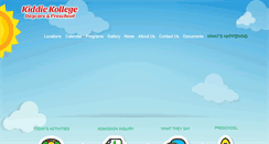Desktop Screenshot of kiddiekollegeohio.com